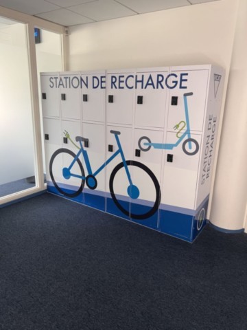 Consigne recharge vélo trottinette